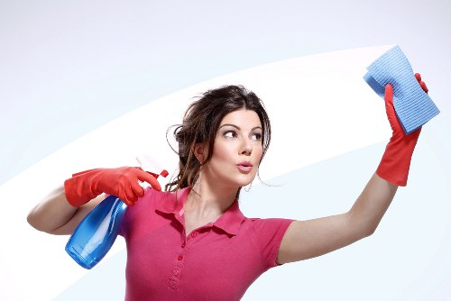 Steam cleaning carpets in a Tooting rental property